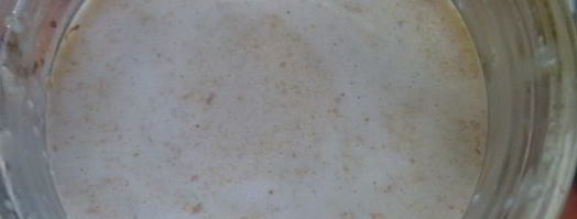 овсяно-молочный коктейль со сливовым вареньем. Шаг 5