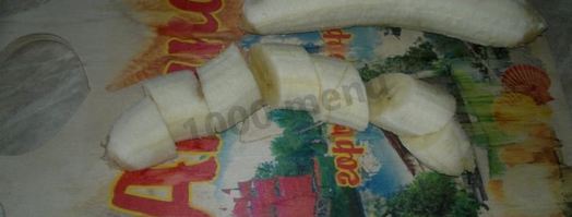 шоколадный молочный коктейль с бананом. Шаг 4