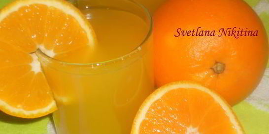 Апельсиновый морс