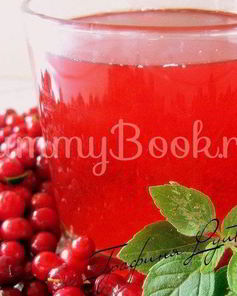 Брусничный морс