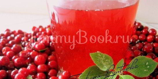 Брусничный морс