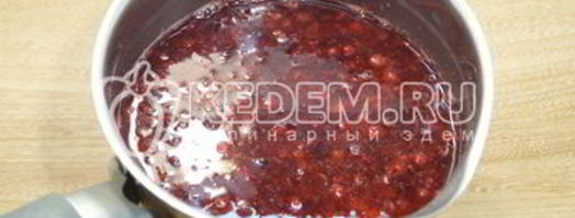 домашний морс из брусники. Шаг 5