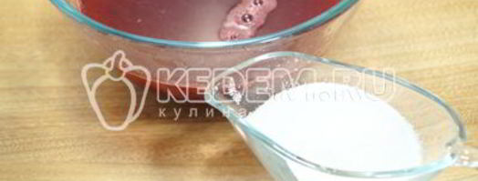 домашний морс из брусники. Шаг 7