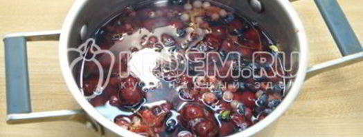 домашний морс из замороженных ягод. Шаг 4
