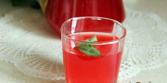 Калиновый морс с мятой