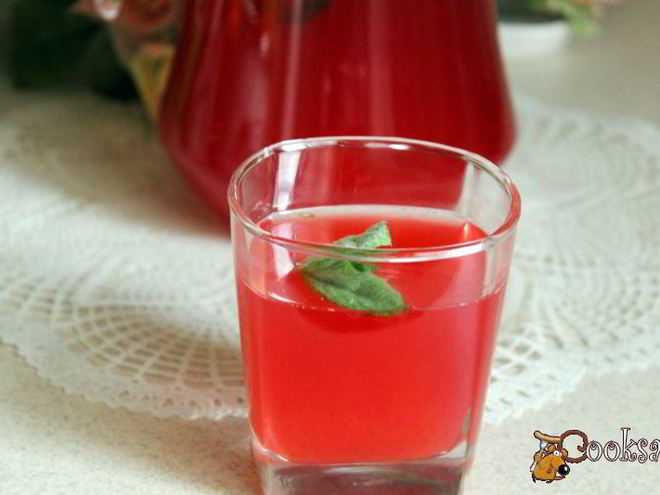 Рецепт калинового морса с мятой
