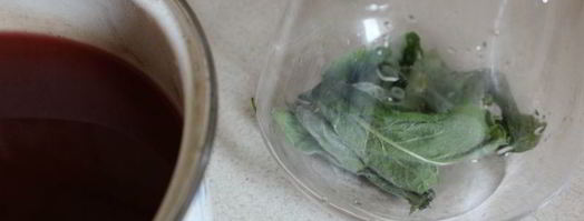 калиновый морс с мятой. Шаг 7