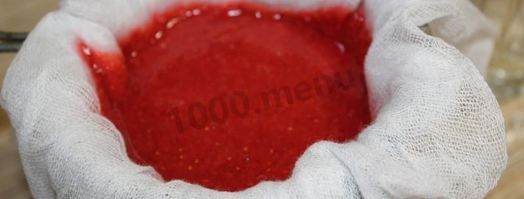 клубничный морс из клубники. Шаг 6