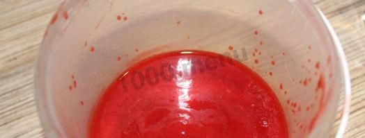 клубничный морс из клубники. Шаг 8
