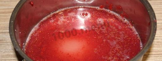 клубничный морс из клубники. Шаг 9