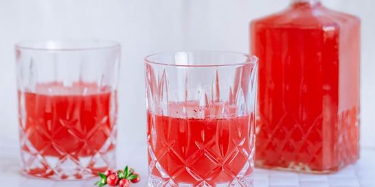 Морс из брусники без варки