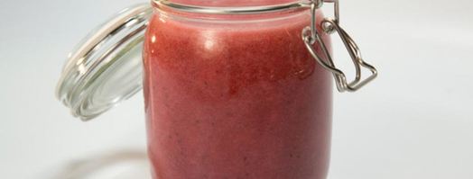 морс из черной смородины с медом и тимьяном. Шаг 4