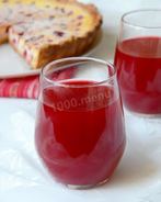 Морс из свежей брусники