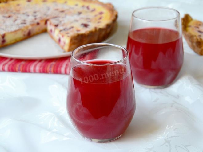 Рецепт морса из свежей брусники