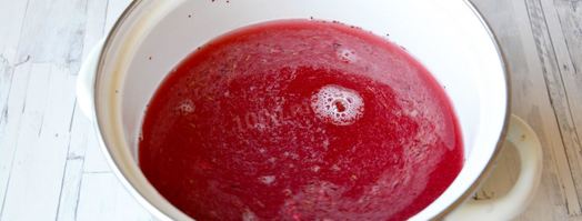 морс из свежей брусники. Шаг 5