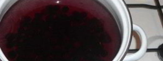 морс из вишни замороженной. Шаг 5