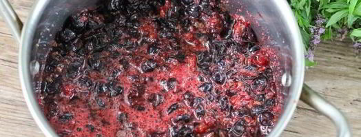 морс из замороженной черной смородины. Шаг 9