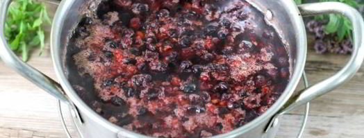 морс из замороженной черной смородины. Шаг 11