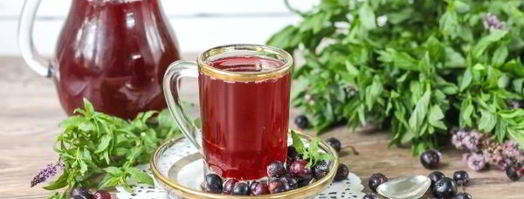 морс из замороженной черной смородины. Шаг 13