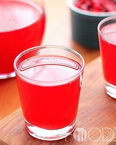 Морс из замороженной клюквы