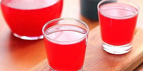 Морс из замороженной клюквы