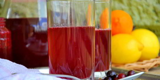 Морс клюквенно-смородиновый