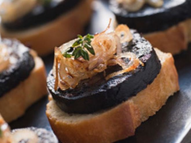 Рецепт жареной испанской морсилья с луком