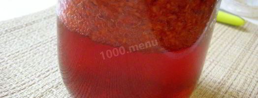 малиновая наливка из малины. Шаг 8