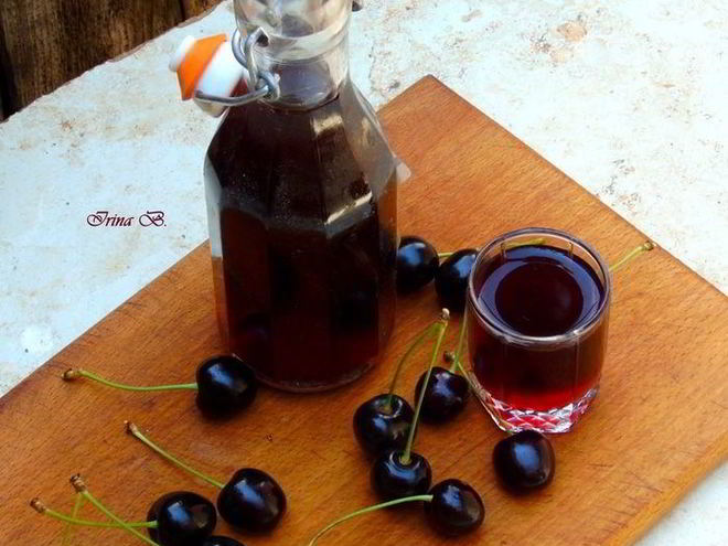 Рецепт наливки из черешен