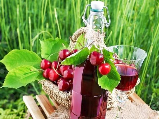 Рецепт наливки из черешни