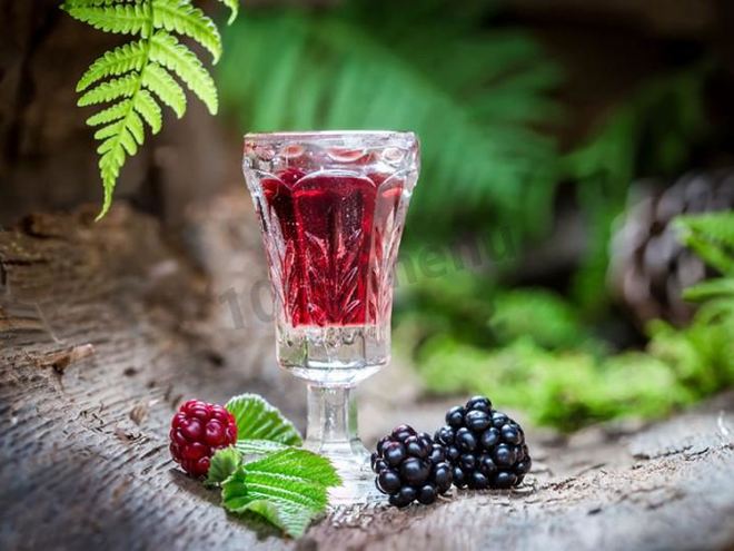 Рецепт наливки из ежевики