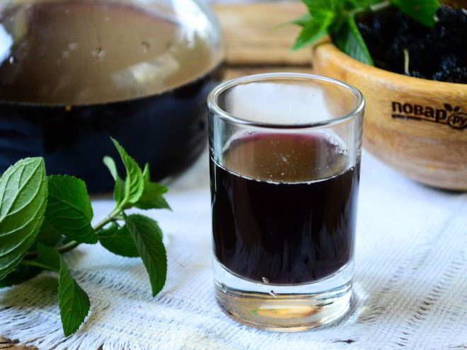 Рецепт наливки из шелковицы