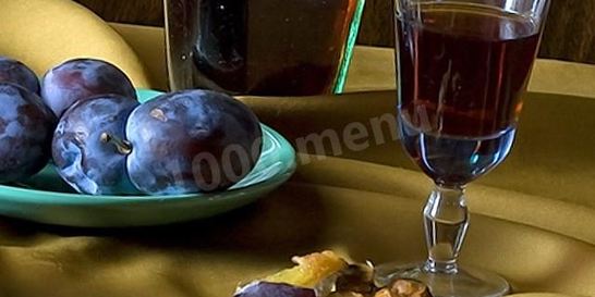 Наливка сливовая на водке