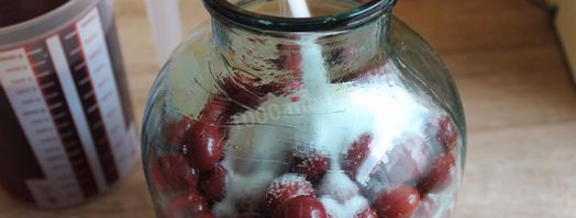 вишневая наливка на водке. Шаг 6