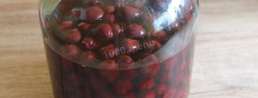 вишневая наливка на водке. Шаг 8