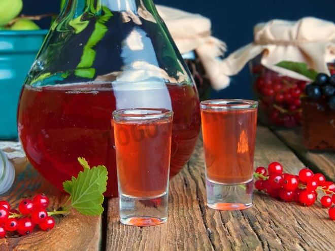 Рецепт настойки из красной смородины