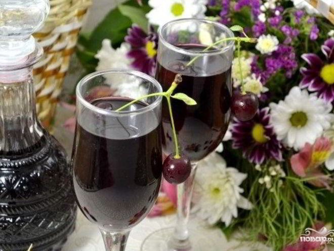 Рецепт настойки вишневой на водке