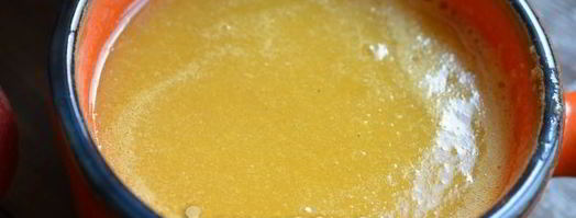 персиковый коктейль с красным вином. Шаг 7