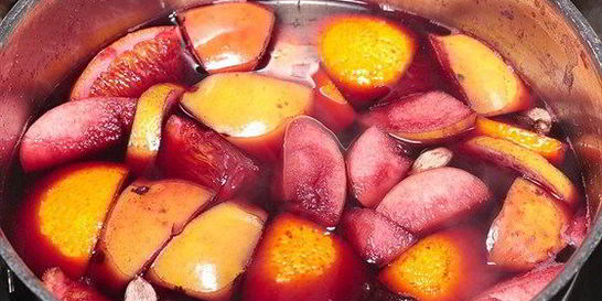 Рождественский пунш с яблоками, элем и хересом