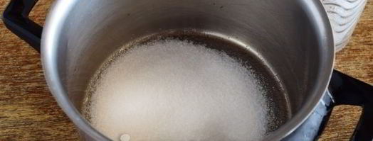 сахарный сироп для пропитки бисквита. Шаг 5