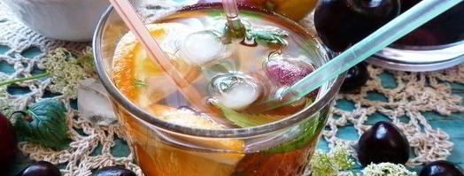 безалкогольная сангрия на зеленом чае. Шаг 7