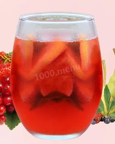 Коктейль Сангрия с ликером Куантро