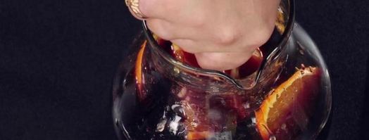 коктейль яблочная сангрия. Шаг 4