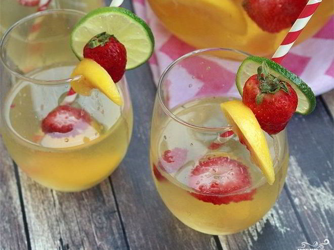 Рецепт сангрии из белого вина