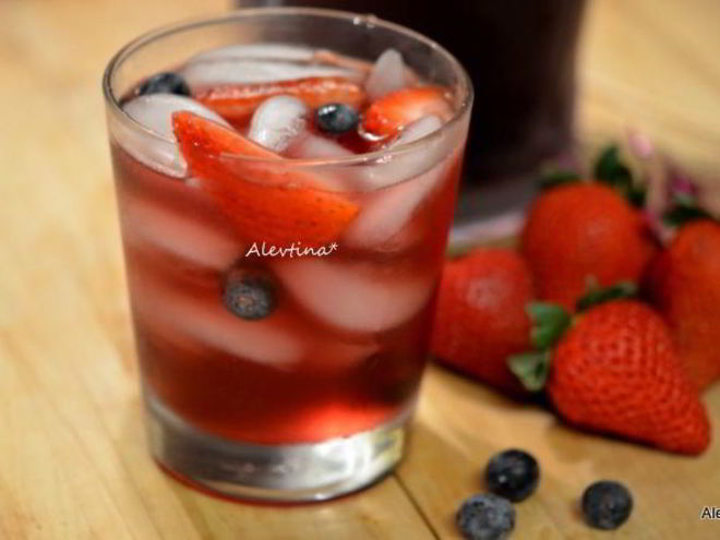 Рецепт сангрии розе