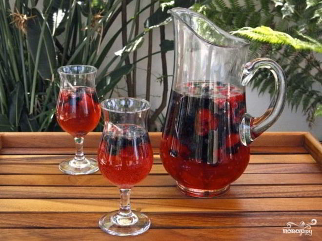 Рецепт сангрии ягодной