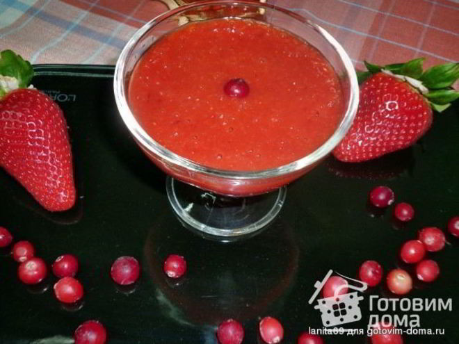 Рецепт соуса сангрияк мясу из клюквы и клубники