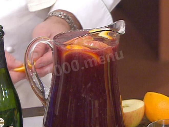 Рецепт вина сангрия