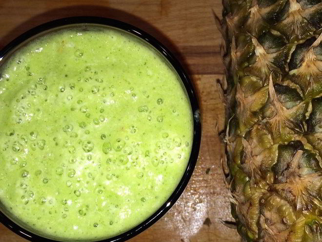 Рецепт ананасова-мятного смузи