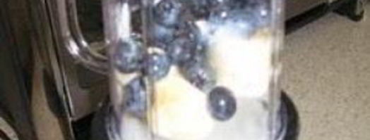 бананово-черничный смузи. Шаг 8